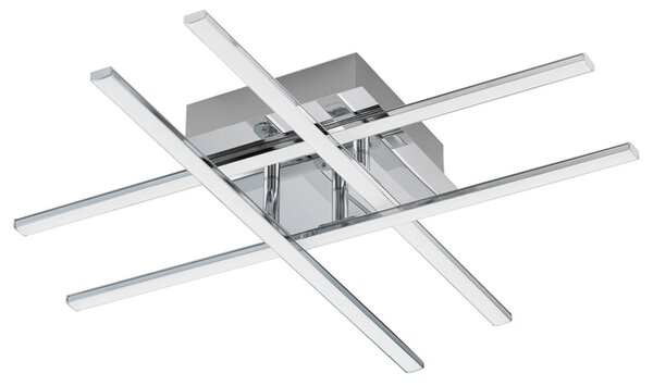 Stropní LED svítidlo LASANA 1 chrom/bílá