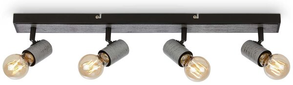 BRI 2222-044 Bodové svítidlo 63 cm 4x E27 max. 60W antická stříbrná - BRILONER