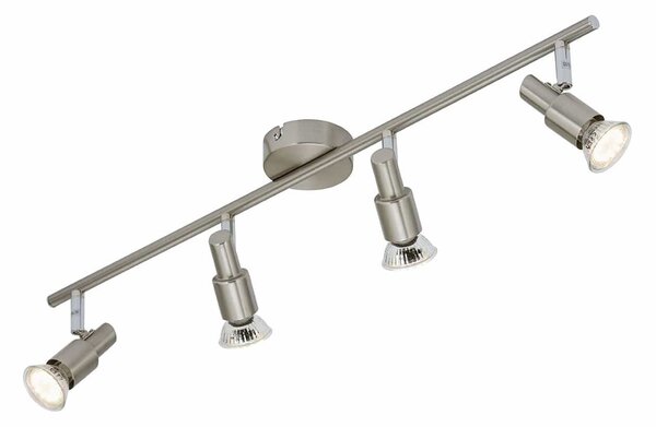 BRI 2907-042 Bodové svítidlo 67,5 cm 4xGU10 12W 1120lm matný nikl - BRILONER