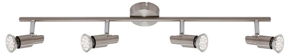 BRI 2907-042 Bodové svítidlo 67,5 cm 4xGU10 12W 1120lm matný nikl - BRILONER