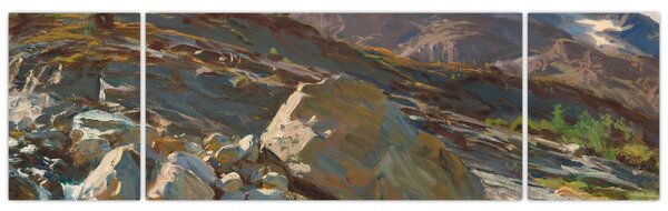 Obraz - John Singer Sargent, Simplon Pass, reprodukce (170x50 cm)