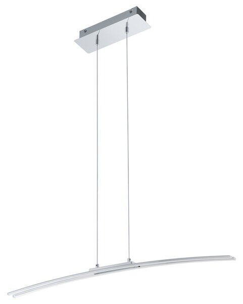 Závěsné LED svítidlo LASANA chrom, výška 110 cm