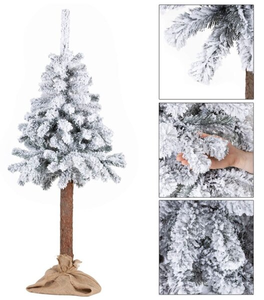 Vánoční stromek Smrk zasněžený na kmínku 160 cm