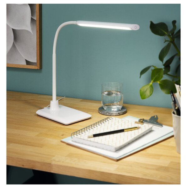 Stolní LED lampa LAROA bílá