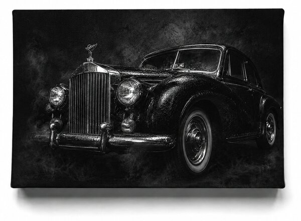 KRAFTHOUSE.EU Temná Elegance – obraz na plátno Premium Canvas | 100% bavlna | Různé rozměry Velikost: 40 x 30 cm