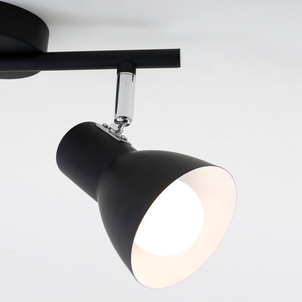 BRI 2860-025 Bodové svítidlo 27,5 cm 2x E14 25W černá - BRILONER
