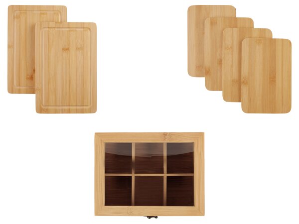 Livarno home Bambusový box na čaj / Sada bambusových prkének (100383806)