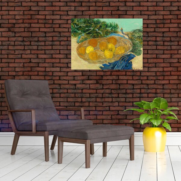 Obraz - Vincent van Gogh, Still Life of Oranges and Lemons with Blue Gloves, reprodukce (70x50 cm)