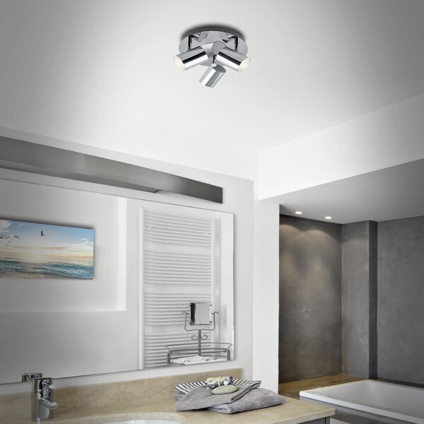 BRI 2731-038 LED bodové svítidlo pr. 21 cm 3xGU10 max. 5W chrom - BRILONER