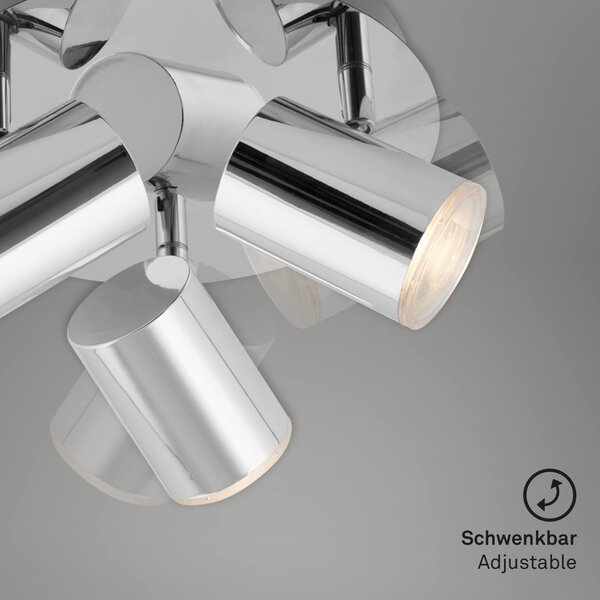 BRI 2731-038 LED bodové svítidlo pr. 21 cm 3xGU10 max. 5W chrom - BRILONER