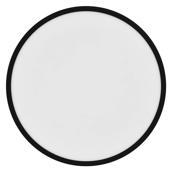Nordlux Stropní svítidlo LED Oja Smart, černé, Ø 60 cm, stmívatelný, Černá, Kuchyň, Plast