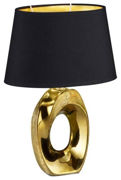 Stolní lampa TABA 1 zlatá/černá