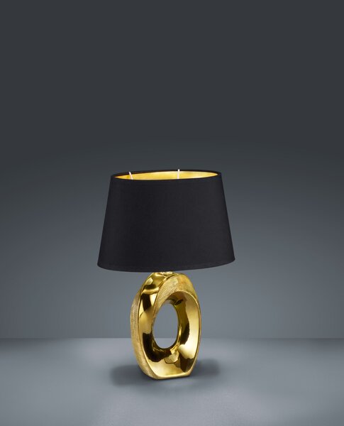 Stolní lampa TABA 1 zlatá/černá