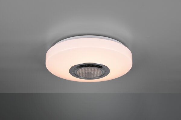 Stropní LED RGB svítidlo s reproduktorem MAIA bílá