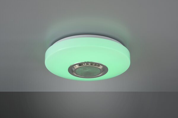 Stropní LED RGB svítidlo s reproduktorem MAIA bílá