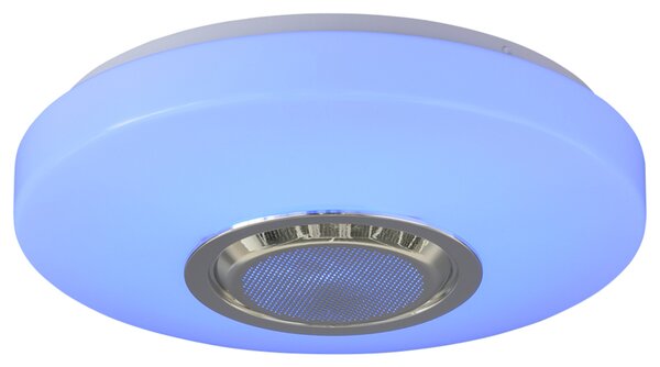 Stropní LED RGB svítidlo s reproduktorem MAIA bílá