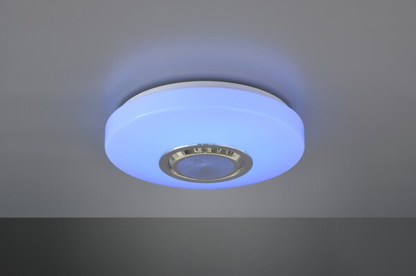 Stropní LED RGB svítidlo s reproduktorem MAIA bílá