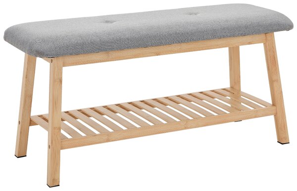 LAVICE S BOTNÍKEM, šedá, přírodní barvy, 90/44.5/34.5 cm Carryhome - Online Only šatny & botníky, Online Only