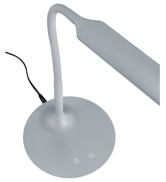 Stolní LED lampa POLO šedá