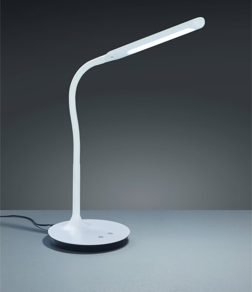Stolní LED lampa POLO matná bílá