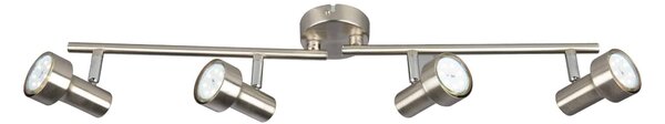 BRI 2843-042 Bodové svítidlo 60,4 cm 4xGU10 12W 1000lm matný nikl - BRILONER