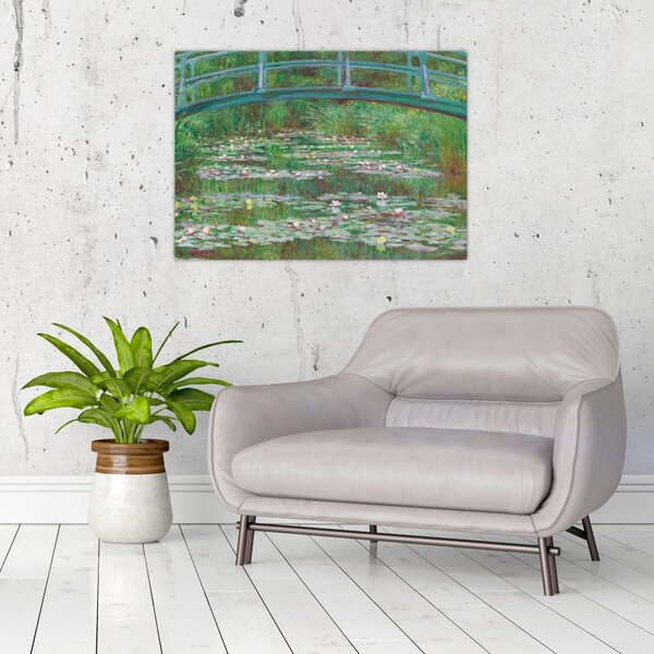 Obraz - Claude Monet, The Japanese Footbridge, reprodukce (70x50 cm)