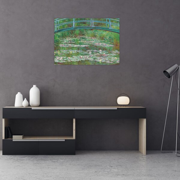 Obraz - Claude Monet, The Japanese Footbridge, reprodukce (70x50 cm)