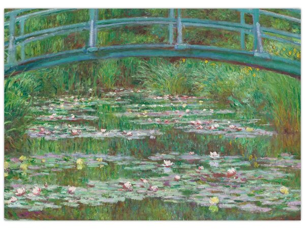 Obraz - Claude Monet, The Japanese Footbridge, reprodukce (70x50 cm)