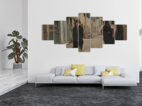Obraz - John Singer Sargent, Street in Venice, reprodukce (210x100 cm)