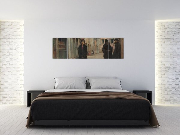 Obraz - John Singer Sargent, Street in Venice, reprodukce (170x50 cm)