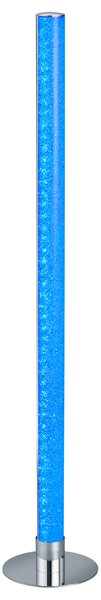 Stojací LED RGB lampa LEIA chrom