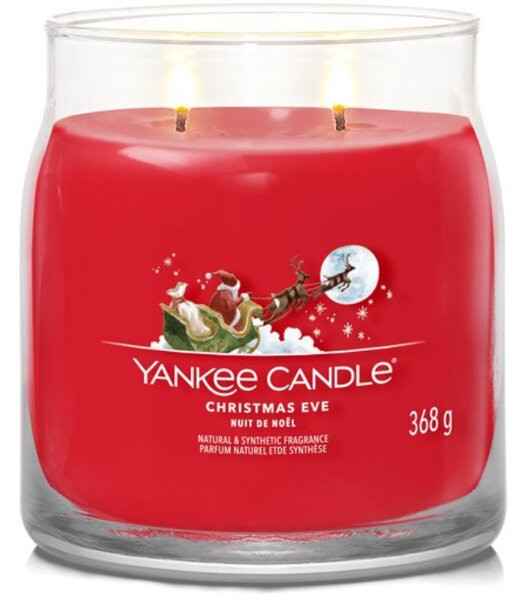 Střední vonná svíčka Yankee Candle Christmas Eve Signature