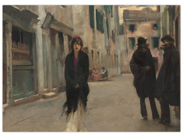Obraz - John Singer Sargent, Street in Venice, reprodukce (70x50 cm)