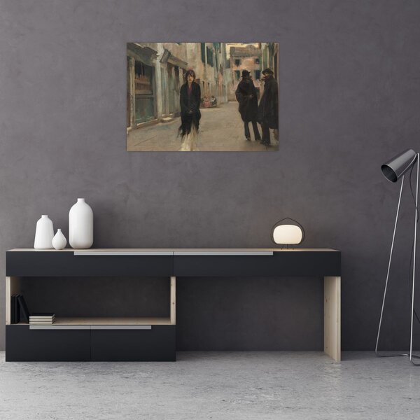 Obraz - John Singer Sargent, Street in Venice, reprodukce (70x50 cm)
