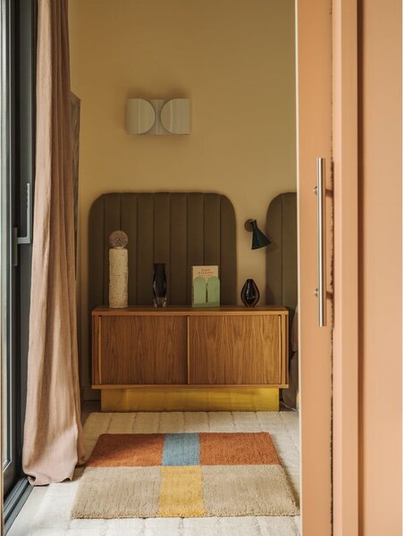 Ručně tkaný vlněný koberec 80x140 cm Chroma Cinnamon – Lorena Canals