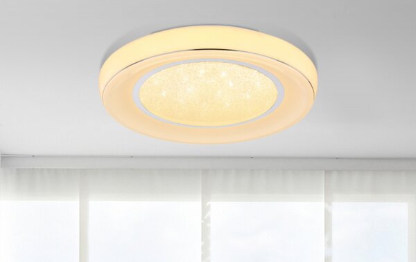 Stropní LED svítidlo MICKEY bílá, průměr 66 cm