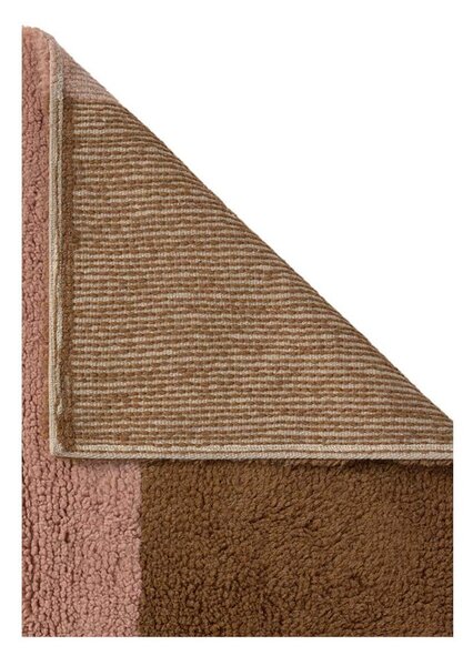 Ručně tkaný vlněný běhoun 80x230 cm Chroma Spiced Coral – Lorena Canals