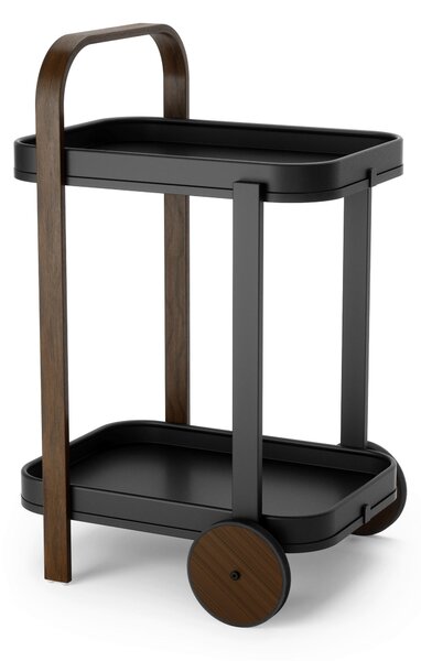 SERVÍROVACÍ VOZÍK, barvy vlašských ořechů, černá, 44/80/50 cm Umbra - Barové vozíky, Online Only