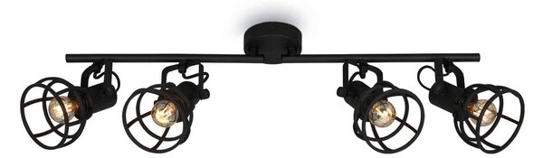BRILO 2669-045 Bodové svítidlo 70,5 cm 4x E14 25W černá - BRILO