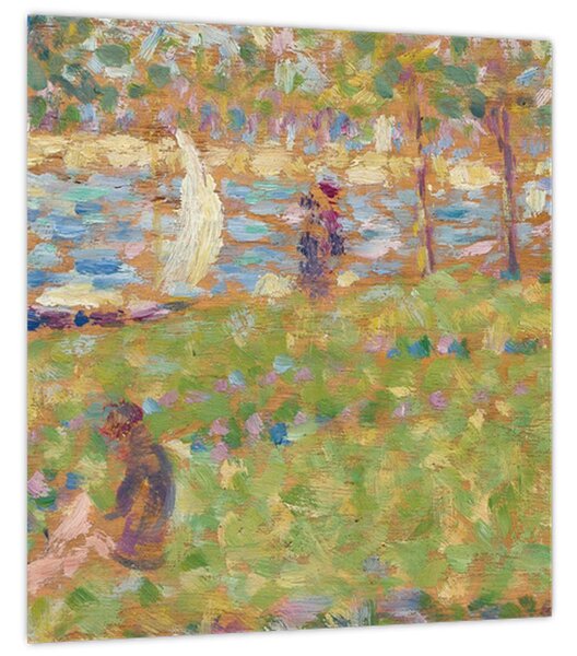 Obraz - Georges Seurat, Study for "La Grande Jatte", reprodukce (30x30 cm)