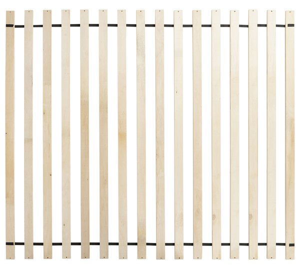 Postel s úložnou lavicí Umělý samet NOYERS 180 x 200 cm Krémově bílá