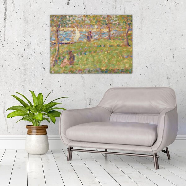 Obraz - Georges Seurat, Study for "La Grande Jatte", reprodukce (70x50 cm)