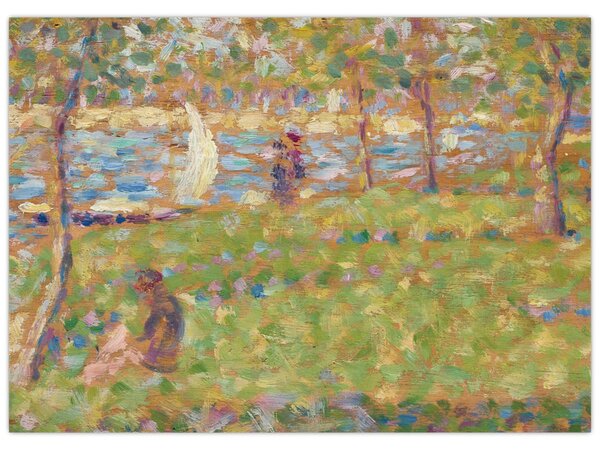 Obraz - Georges Seurat, Study for "La Grande Jatte", reprodukce (70x50 cm)