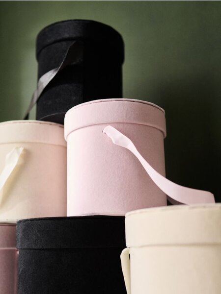Sinsay - Kulatý dekorativní flowerbox s úchytem - růžová