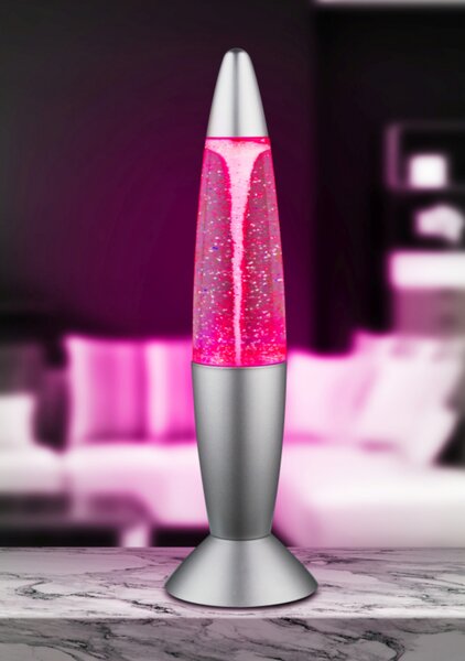Stolní LED RGB lampa MAGMA šedá