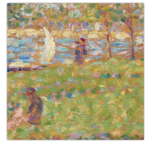 Obraz - Georges Seurat, Study for "La Grande Jatte", reprodukce (30x30 cm)