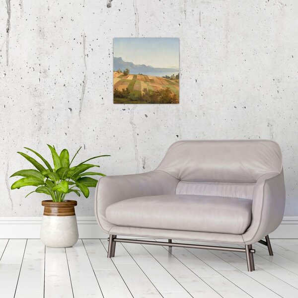 Obraz - Alexandre Calame, Swiss Landscape, reprodukce (30x30 cm)