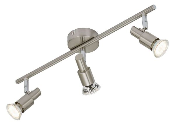 BRI 2907-032 Bodové svítidlo 47,5 cm 3xGU10 9W 840lm matný nikl - BRILONER