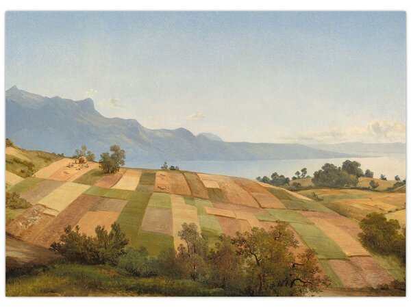 Obraz - Alexandre Calame, Swiss Landscape, reprodukce (70x50 cm)