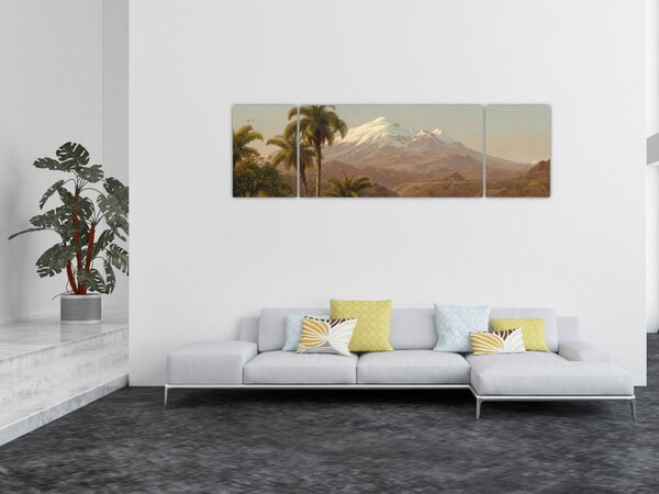 Obraz - Frederic Edwin Church, Tamaca Palms, reprodukce (170x50 cm)
